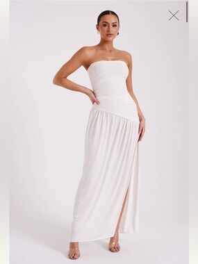 tie dye knit maxi dress Casual Tie Dye Double Side Slit Maxi Dress – The Shoe and Scarf main image 1